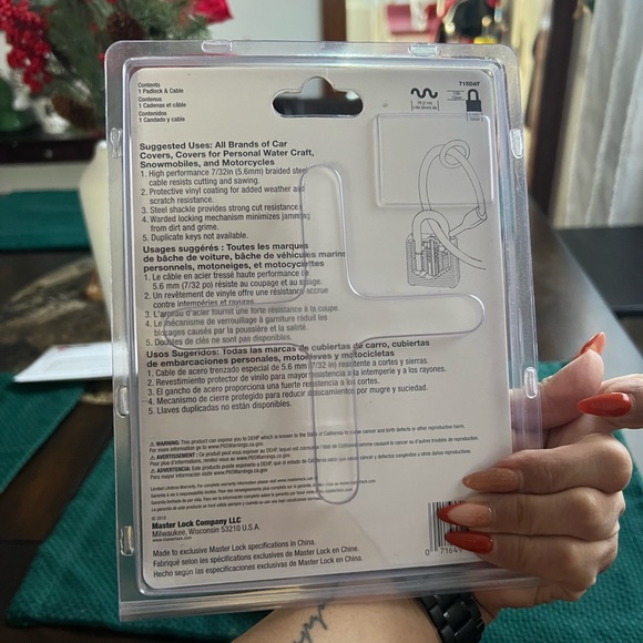 Master Lock Car Cover Cable and Lock - Picture 5 of 5